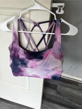 BuffBunny Purple swirl Revolution Sports Bra